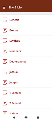 Android application Catholic Holy Bible screenshort