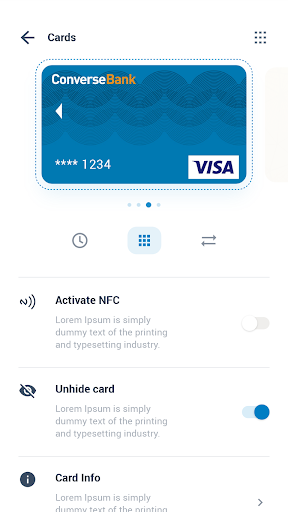 ConverseBank Mobile Staging Screen 2
