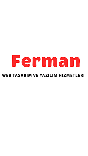 Android application Ferman Web Tasarım ve Yazılım screenshort
