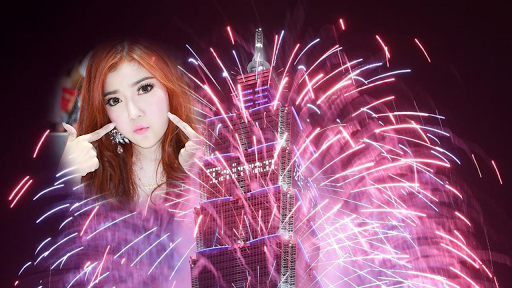 Firework photo frames costume Screen 2