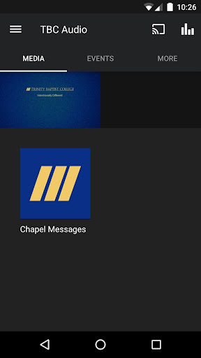 Android application Trinity Baptist College screenshort