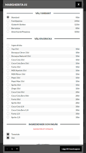 Järvsö Pizzeria Screen 3