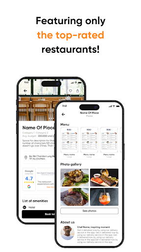 Capichi: Delivery & Dining Screen 2