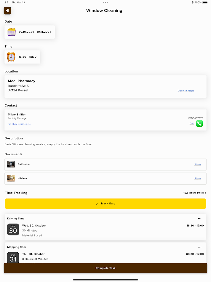 #6. WorkforceApp (Android) Podle: Layer Four