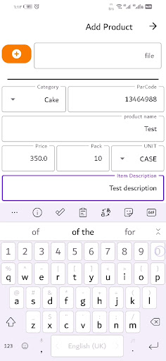 Store managment Screen 3