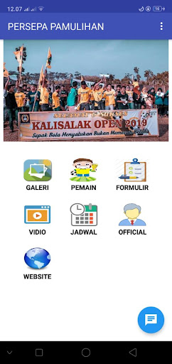 Android application PERSEPA PAMULIHAN screenshort