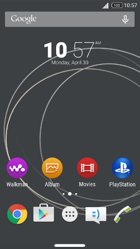 Modern XZ Grey Exceed - Theme Screen 3