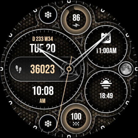 Circular Watch Face 029 screenshot 5