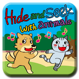 Hide & Seek with animals[Kids] icon