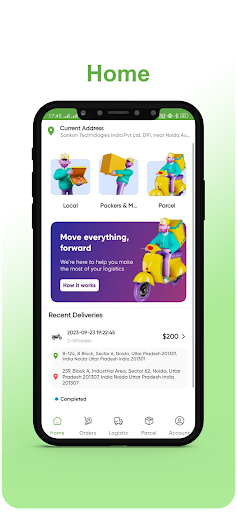 Green Moves-Parcel & Logistics Screen 3