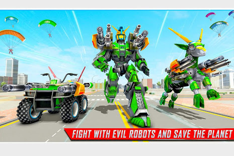 Скачать игру Goat Robot Transforming Games: ATV Bike Robot Game для Android бесплатно
