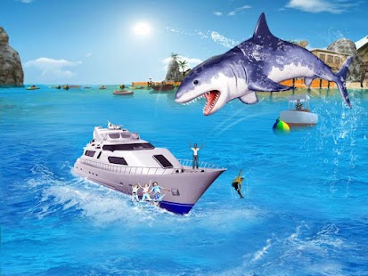 Angry Shark 3D Simulator Game Screenshot