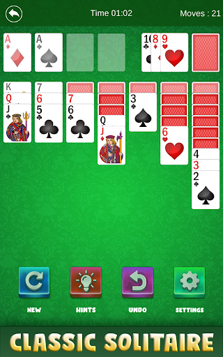 Android application Classic Solitaire Card Games screenshort