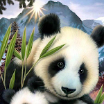 Cover Image of ดาวน์โหลด Wallpaper Panda Lucu 1.2 APK