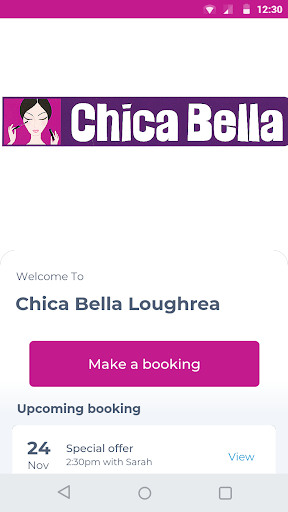 Android application Chica Bella Loughrea screenshort
