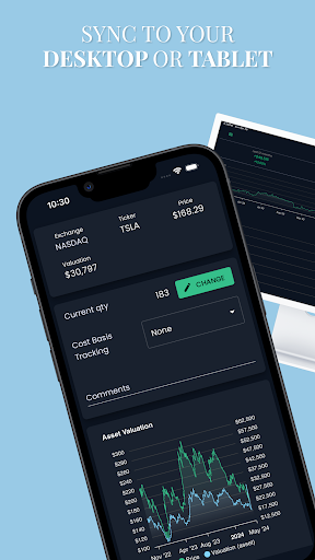 TrackMyStack Net Worth Tracker Screen 3