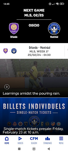 CF Montréal Screen 2