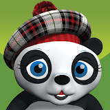 Talking Scottish Panda Pom Pom icon