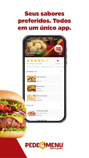 Pede o Menu Delivery de Comida Screenshot 1 - AppWisp.com