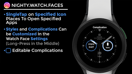 Nighty Analog 11 - watch face screenshot 16