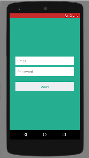 Android application Kegiatan MK screenshort