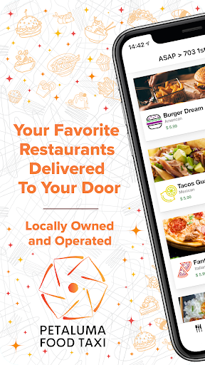 Android application Petaluma Food Taxi screenshort