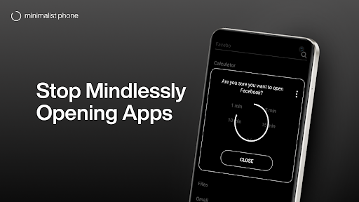 Screenshot of minimalist phone: Screen Time