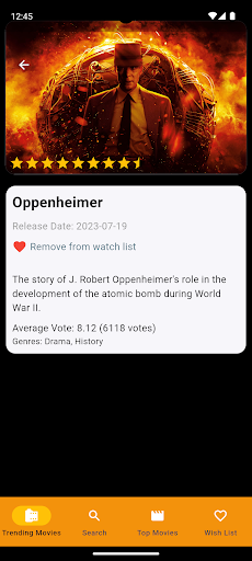 Ultimate Movie Database Screen 2