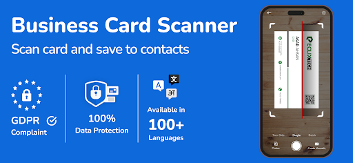 Android application Digital Business Card Scanner screenshort