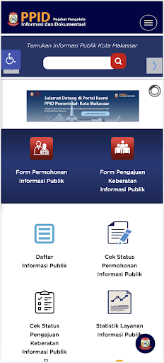 Android application PPID Makassar screenshort