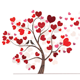 Valentine tree icon