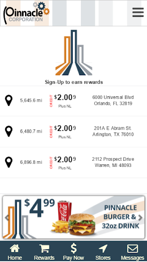 Affiniti Mobile Demo Screen 2