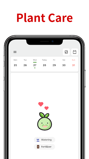 Android application Plant Watering Reminder screenshort