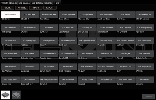 Gemini Editor Screen 2