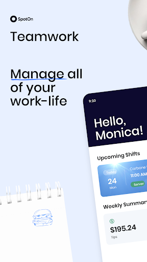 Android application SpotOn Teamwork screenshort