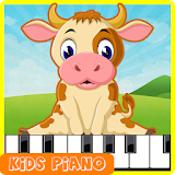 Piano Kids and Sound animal icon