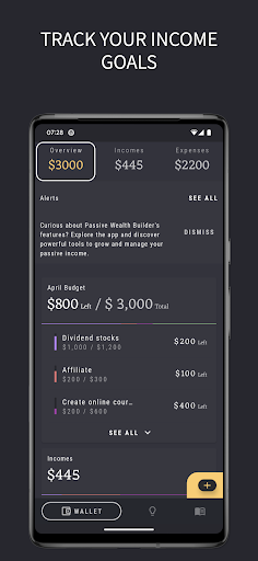 Android application Passive Wealth Builder screenshort