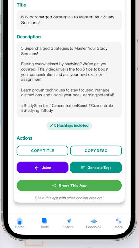 YT Title Description Generator