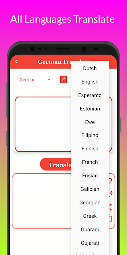 German Translator Screen 3