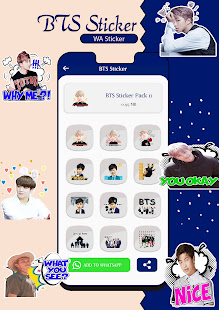 BTS Stickers for Whatsapp 2.0 APK screenshots 5