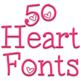Fonts for FlipFont 50 Hearts icon