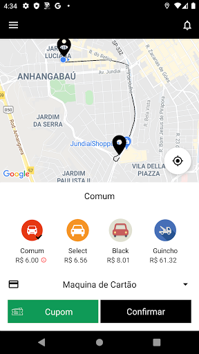 Android application Pub Driver screenshort