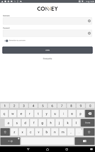 Android application Convey Manager screenshort