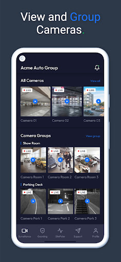Android application EyeQ Monitoring screenshort