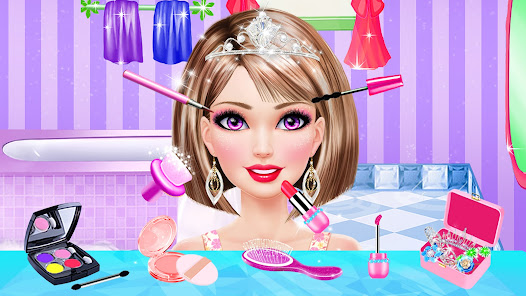 Captura de Pantalla 9 Doll Makeup Games for Girls android