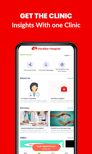Android application Hardikar Hospital screenshort