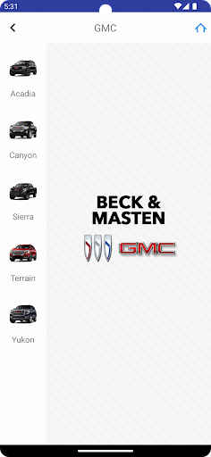 Android application Beck & Masten Buick GMC screenshort