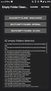 Empty Folder Cleaner Varies with device APK screenshots 6