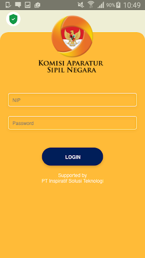 Android application E-Absensi KASN screenshort