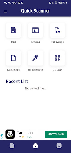 Android application Quick Scanner - OCR Scanner screenshort